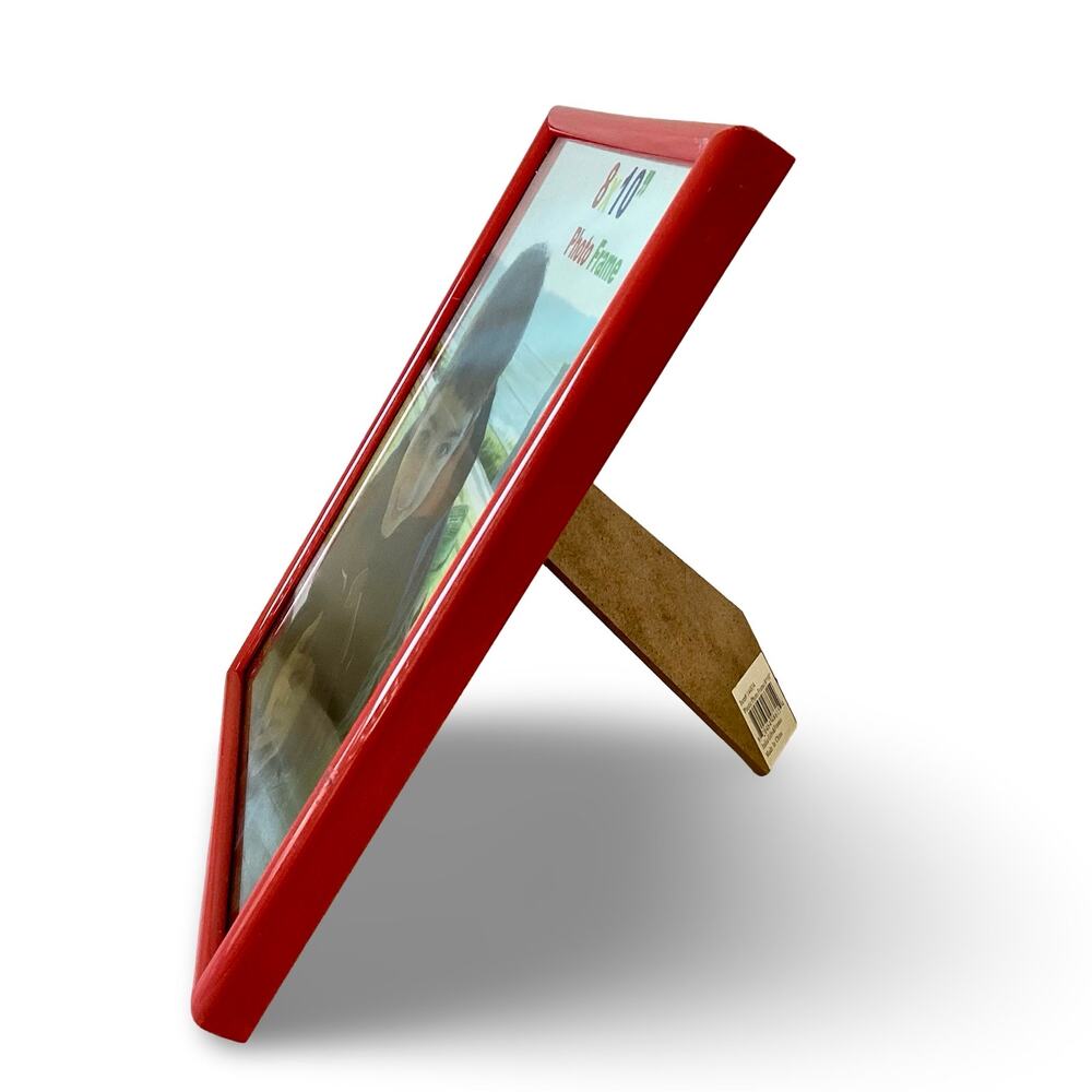 Red Plastic Picture Frame - Picture 2 of 6
